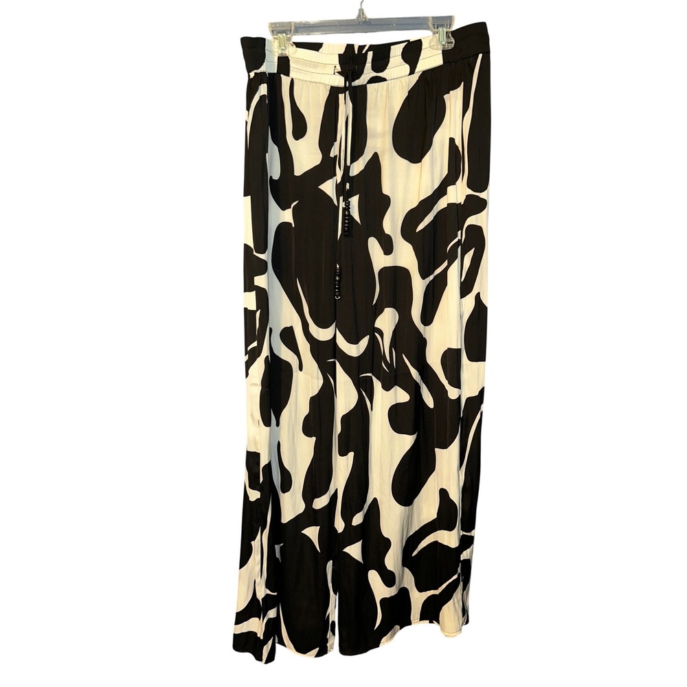Modern Abstract Wide Leg Pants Avant Garde Women XL Flowy Beach Coastal Bold